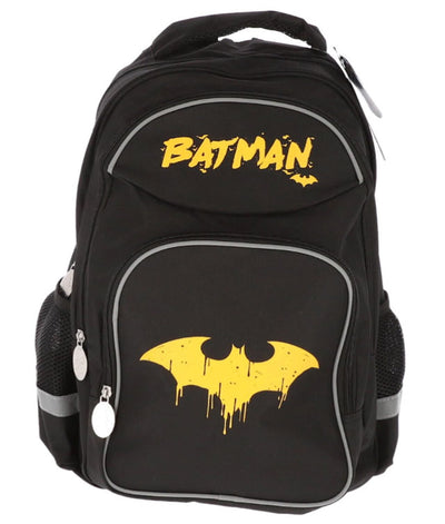 Ghiozdan Gimnaziu Batman Negru 3 Fermoare Pigna