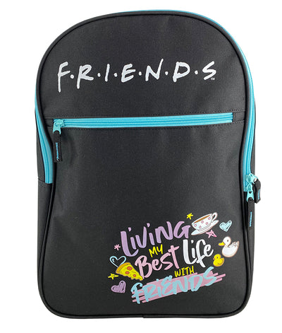 Ghiozdan Gimnaziu Friends Negru 2 Fermoare Pigna