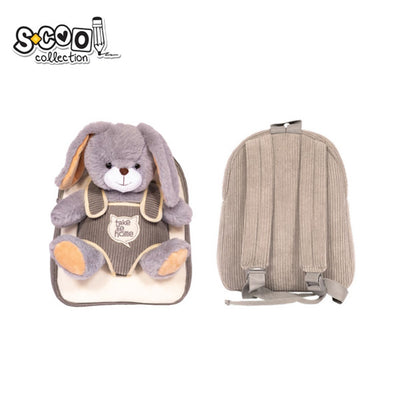 Ghiozdan Gradinita Baby Animals, Rabbit, 23X8X28 Cm - S-Cool