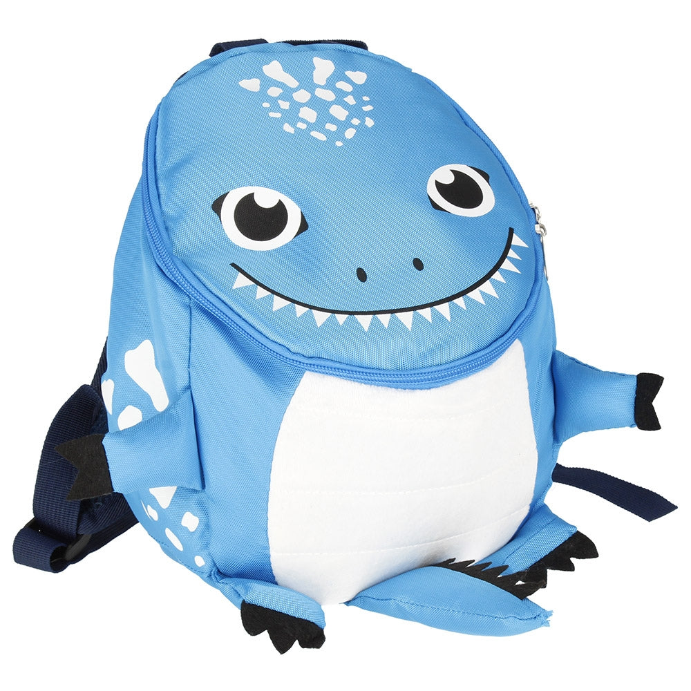 Ghiozdan gradinita baieti STARPAK model Dinosaur 35 cm cu compartiment captusit spate cu plasa pentru ventilatie si bretele reglabile