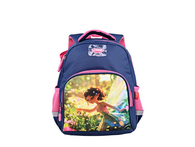 Ghiozdan gradinita Daco GH254 model cu zane magic inaltime 30 cm cu bretele ajustabile si design multicolor