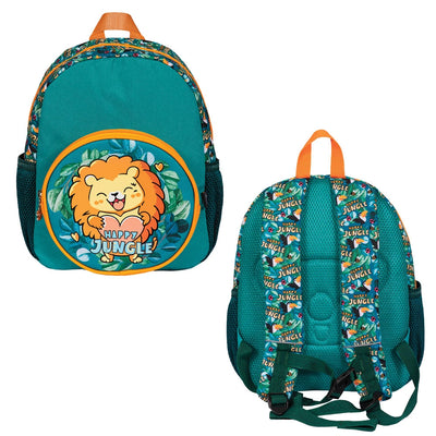 Ghiozdan Gradinita Happy Jungle, 31X24X9 Cm - S-Cool