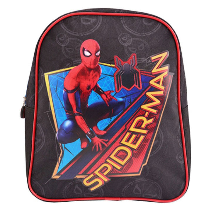 Ghiozdan Gradinita Mini Spiderman Negru Pigna