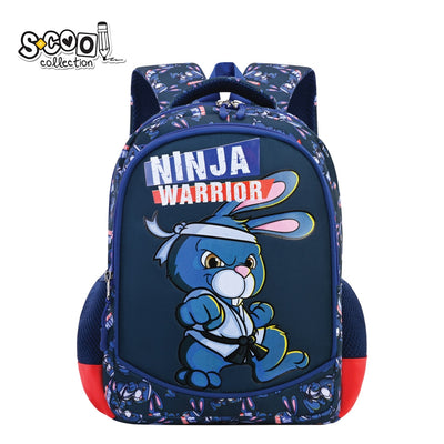 Ghiozdan Gradinita Ninja Warrior, 34X23X14 Cm - S-Cool