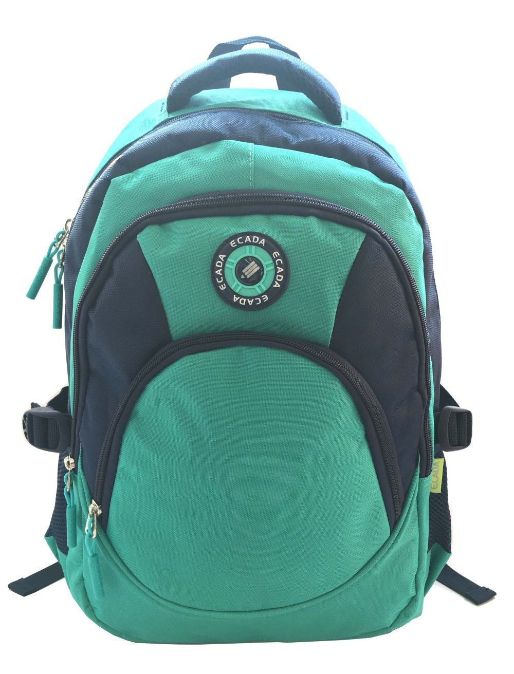 Ghiozdan școlar Ecada 61513 de 46 cm cu 3 compartimente și bretele căptușite