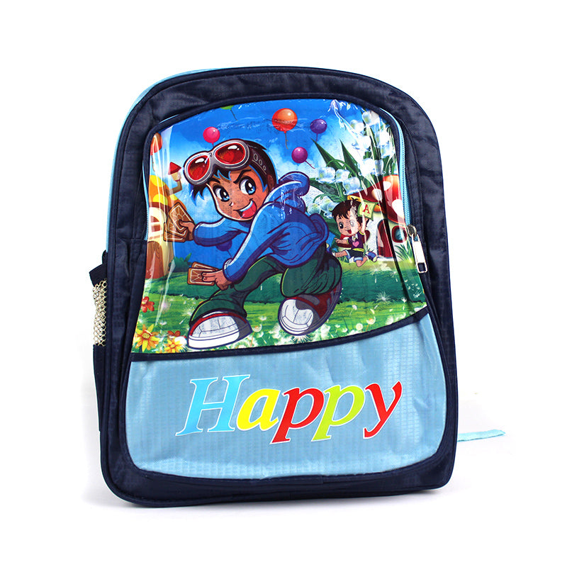 Ghiozdan Scolari 34*26,5*9,5 Cm 2 Fermoare Happy - Baieti