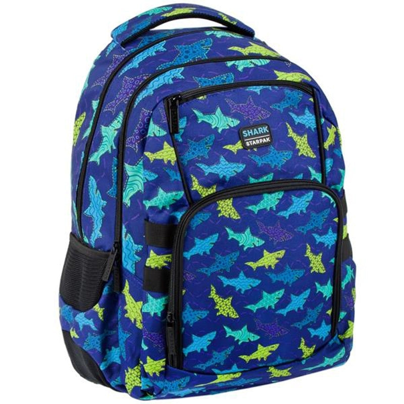Ghiozdan Shark, 43,5X30X20Cm - Starpak
