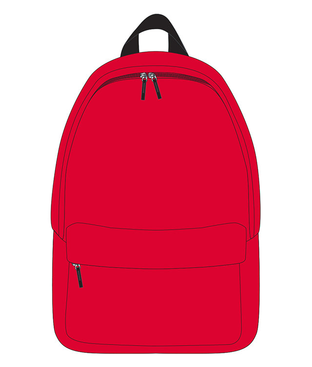 Ghiozdan Simplu 42X30X14Cm Rosu Pigna