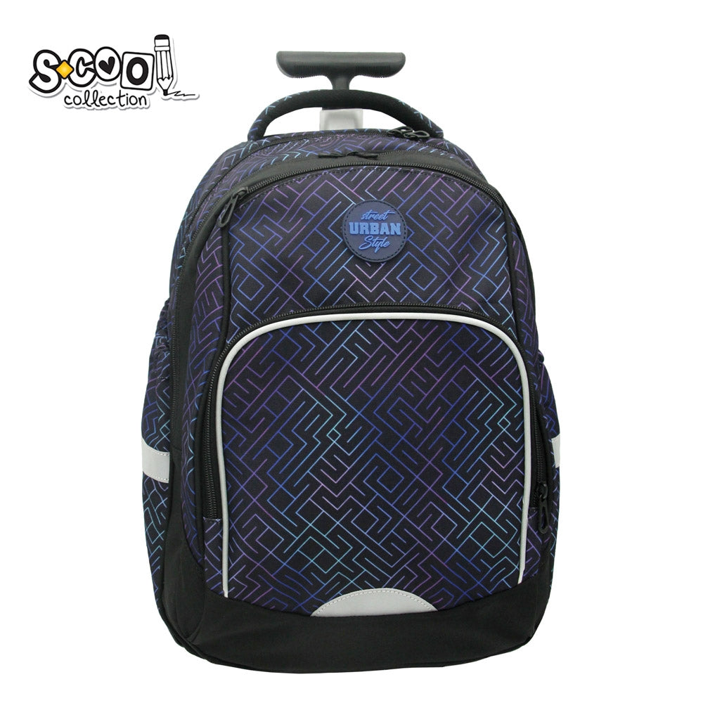 Ghiozdan Trolley Urban, Maze, 46X34X20 Cm - S-Cool