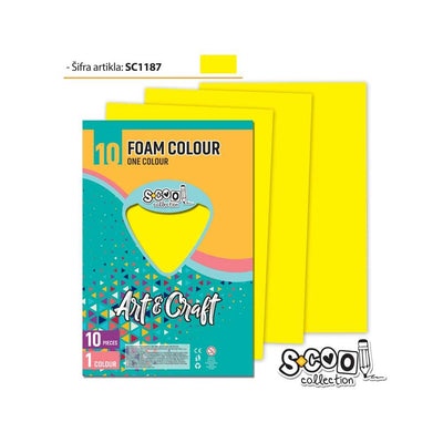 Hartie Buretata, Galbena, 10Buc/Set, 20X30 Cm - S-Cool