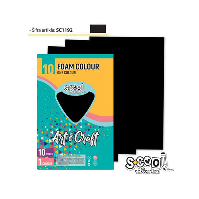 Hartie Buretata, Neagra, 10Buc/Set, 20X30 Cm - S-Cool