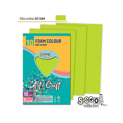 Hartie Buretata, Verde Deschis, 10Buc/Set, 20X30 Cm - S-Cool