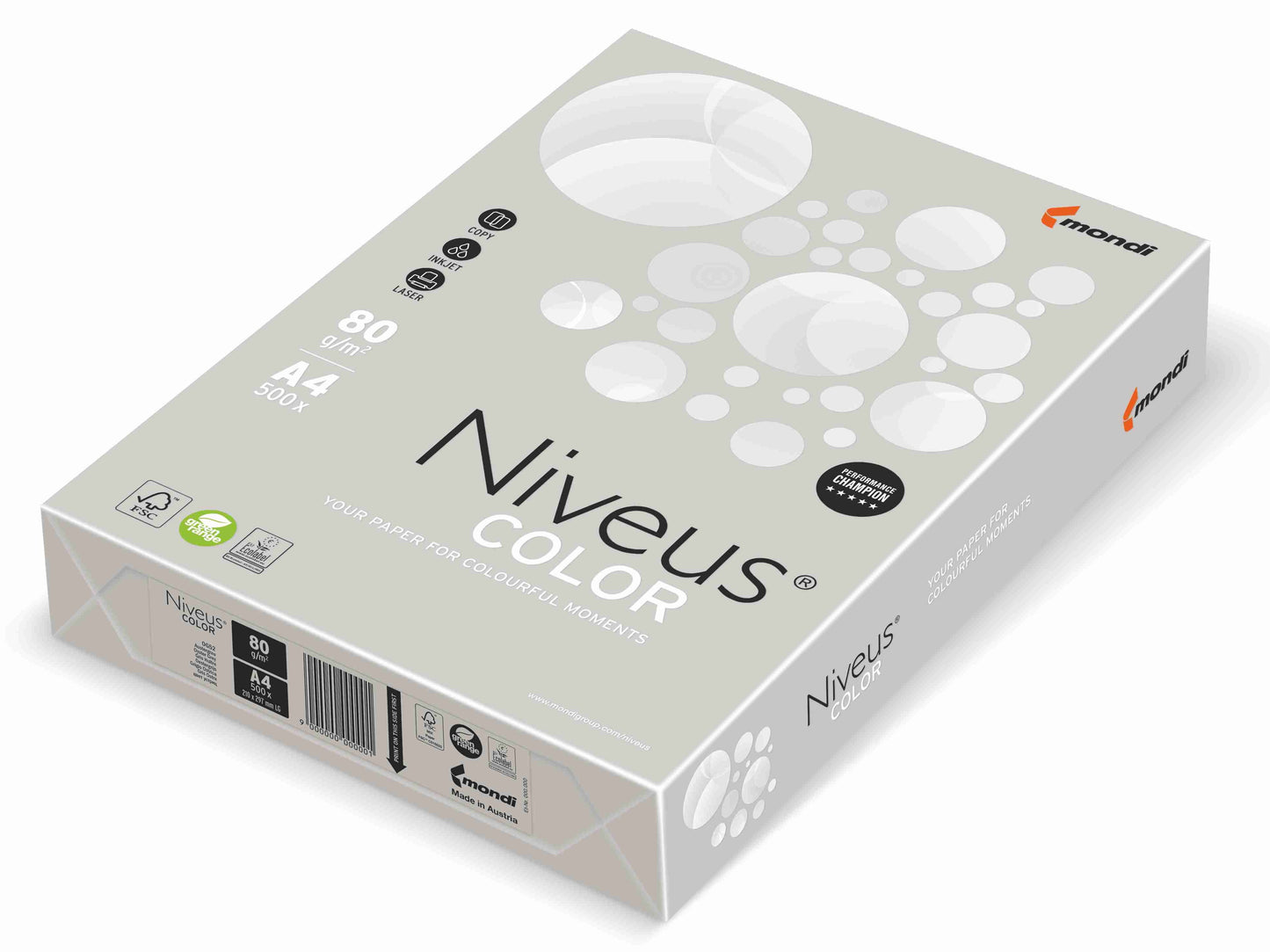 Hartie Copiator A4 Gri Scoica Pal 80G 500/Top Og52 Niveus