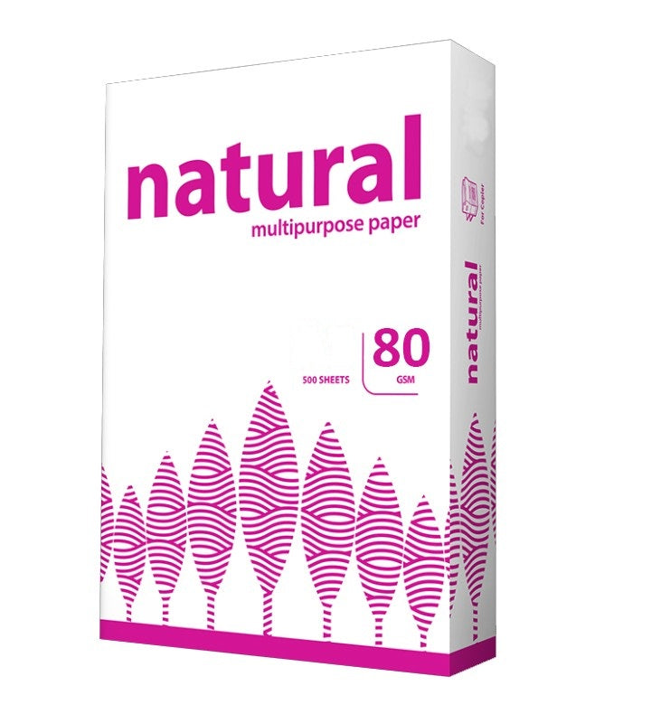 Hartie de copiator natural A4, 80 g/mp, 500 coli/top