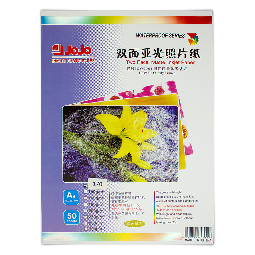 Hartie foto mata A4, 50coli/top, 170gr/mp EVOffice