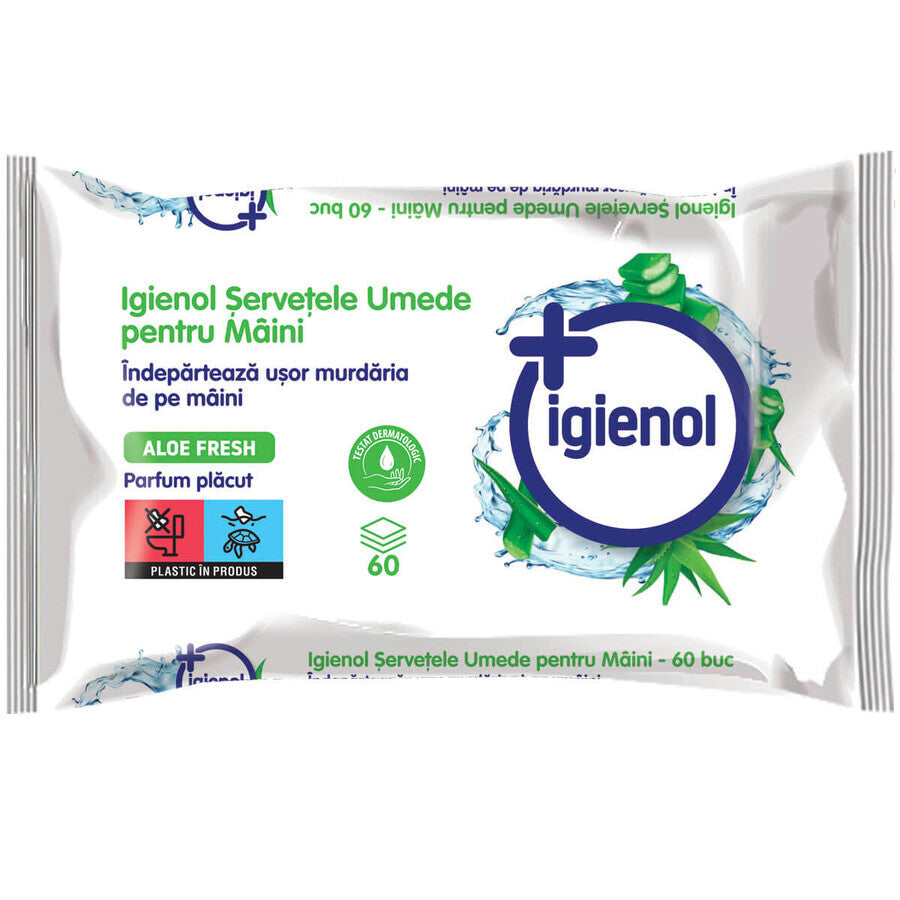 Servetele umede antibacteriene Igienol 60buc