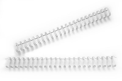 Inele Metalice 15.9 Mm, 120 Pagini,50 Buc/Cutie Evoffice -Alb