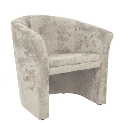 Fotoliu Iulia - Catifea E04 - Crem