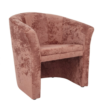Fotoliu Iulia - Catifea E45 - Roz