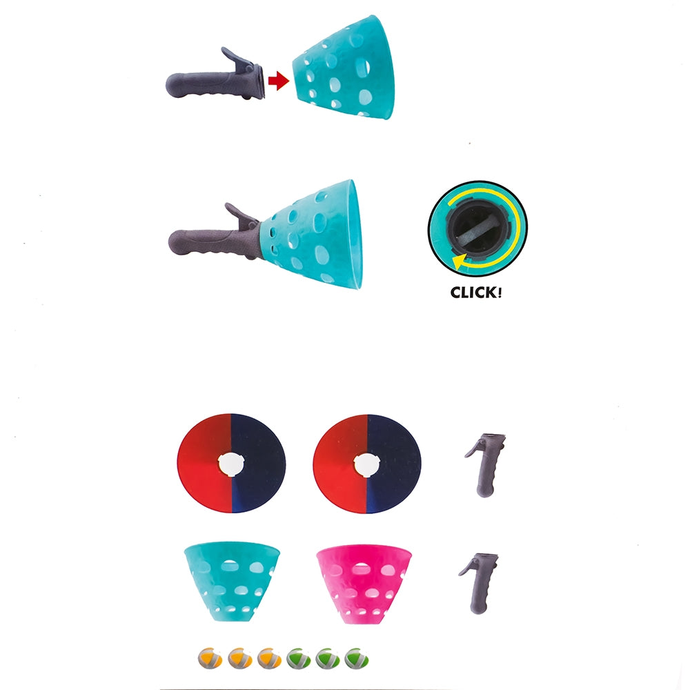 Joc 2 In 1, Palete Cu Scai Si Prinde Mingea