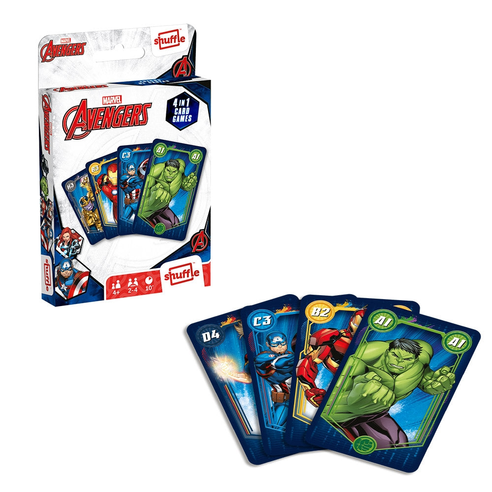 Joc 4 in 1 Avengers, Shuffle Fun