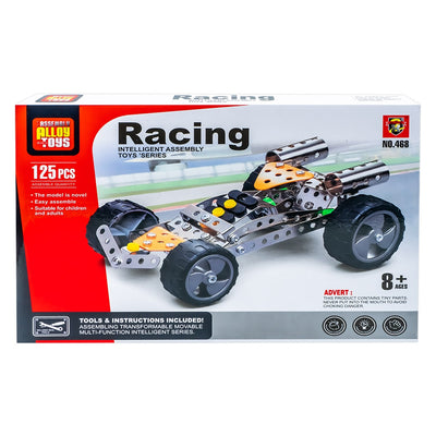 Joc Constructii Metal, Masina F1, 125 Piese/Set