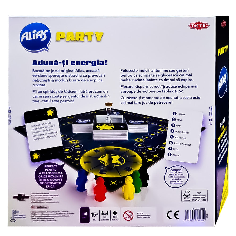 Joc de societate - Alias party, Tactic - BLACKFIRE