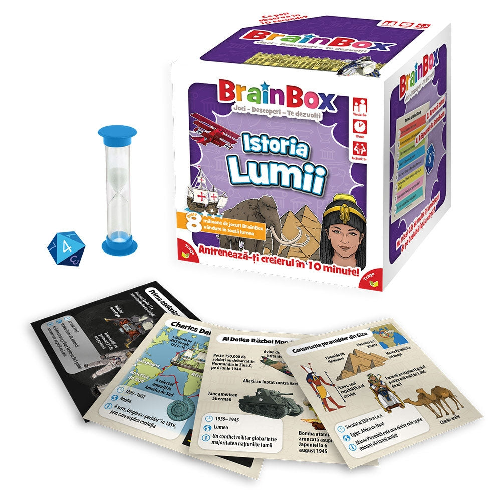 Joc Educativ Brainbox - Istoria Lumii, Asmodee - Blackfire