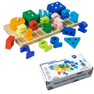 Joc Educativ De Potrivire, Din Lemn