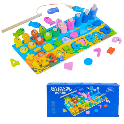 Joc Educativ Logaritmic, Din Lemn