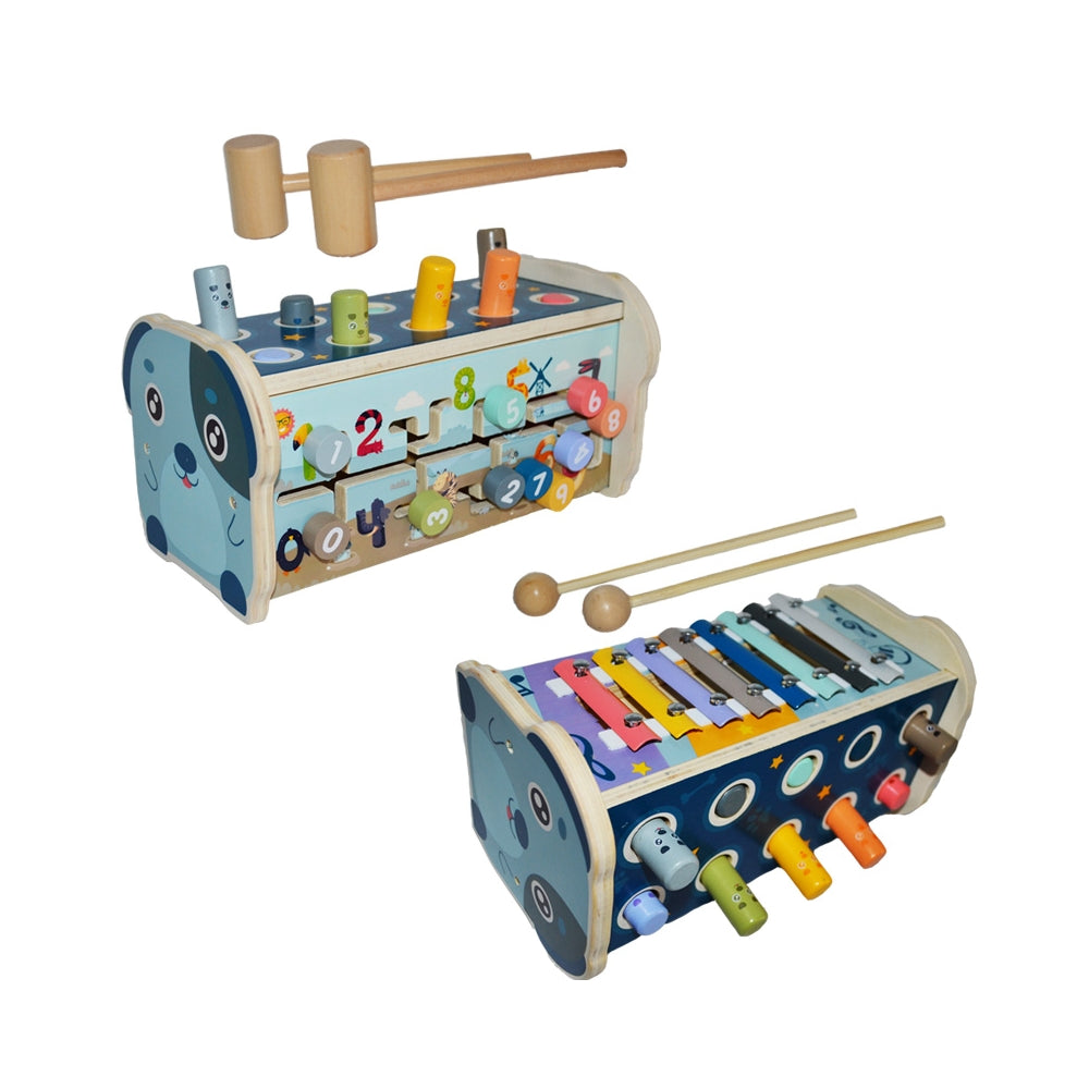 Jucarie 2 In 1, Din Lemn