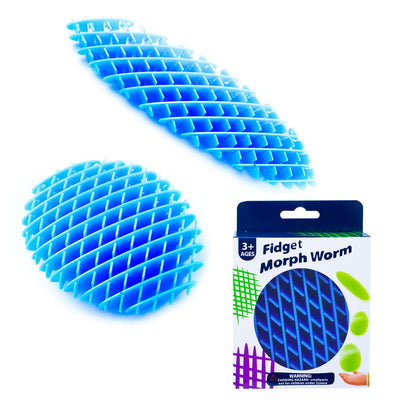 Jucarie Antistres - Morph Worm, 10X24 Cm, Diferite Culori, In Cutie