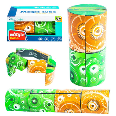 Jucarie Miscari Infinite 3D Cilindru In Jumatate