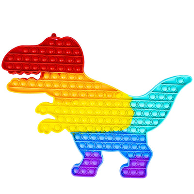 Jucarie Senzoriala, Antistres, Curcubeu, Xxl, 45X34X1.5 Cm - Dinozaur