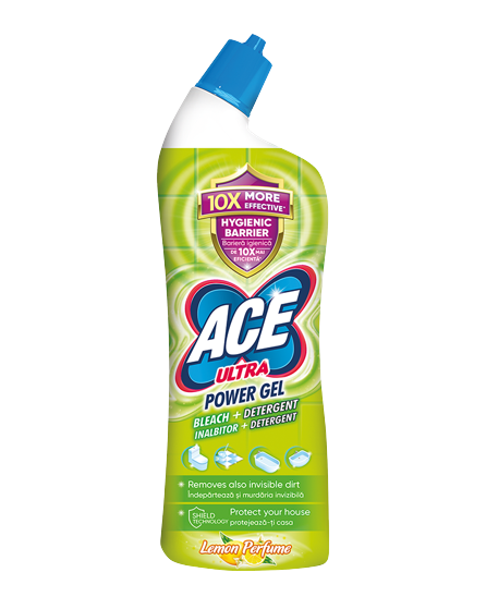 Dezinfectant Toaleta Gel Ace 750Ml - Lămâie