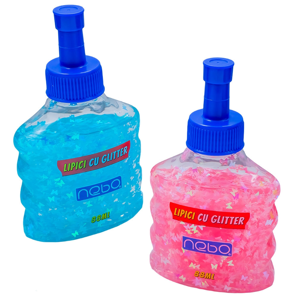 Lipici lichid cu confetti, set 2x88 ml -NEBO