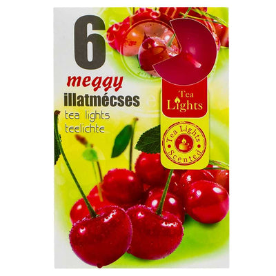 Lumanari Pastila, Cirese, 6 Buc/Set, 2Cm Diametru Pastila