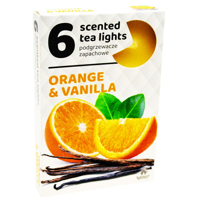 Lumanari Pastila, Portocale + Vanilie, Diametru 2Cm, 6 Buc/Set