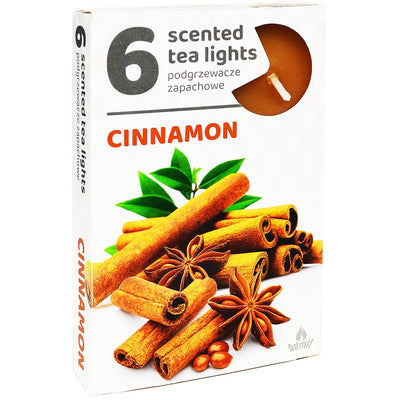 Lumanari Pastila, Scortisoara, Diametru 2Cm, 6 Buc/Set