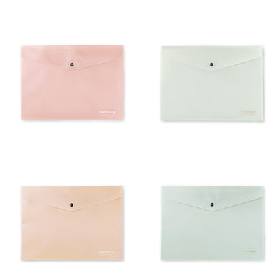 Mapa A4 Cu Buton, Culori Pale, Offishop