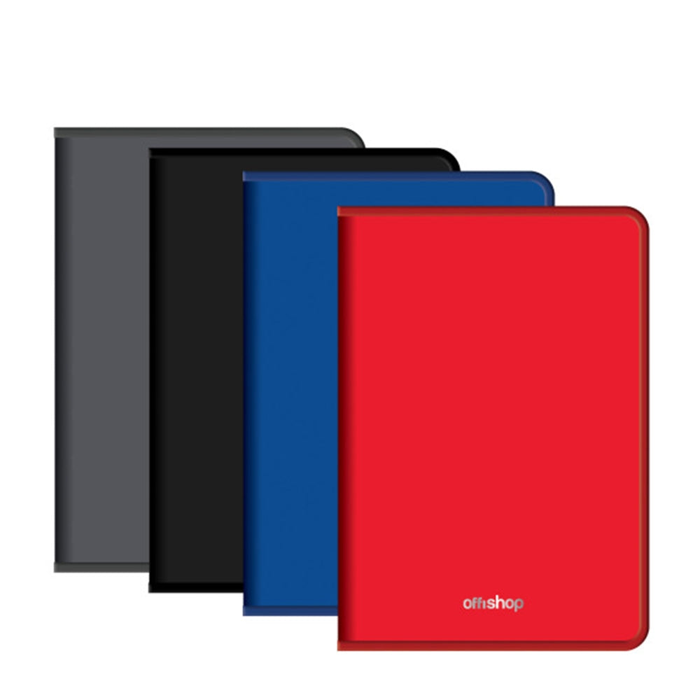 Mapa A4 cu fermoar, material PP, culori standard, OFFISHOP
