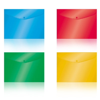 Mapa A5 Cu Buton, Galben, Offishop