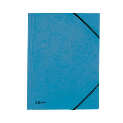 Mapa Carton Cu Elastic Lux Albastra Esselte