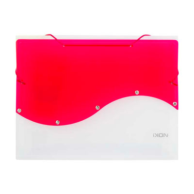 Mapa Plastic 12 Compartimente Rosu Noki