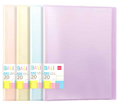 Mapa Prezentare 20 Folii Cop. Rigide Culori Pastel Bali Deli