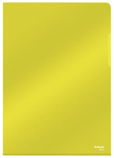 Mapa Protectie A4 Cristal Tip L Galbena 150 Microni Esselte
