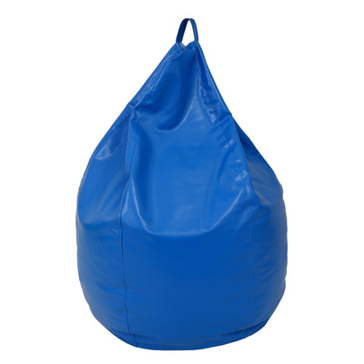 Fotolii Puf Mara - Imitatie Piele - Albastru