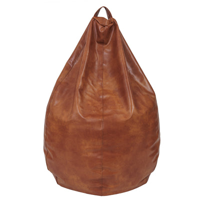 Fotolii Puf Mara - Imitatie Piele - Coniac