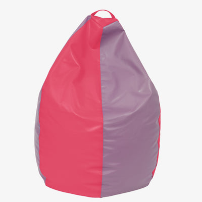 Fotolii Puf Mara - Imitatie Piele - Roz/Mov