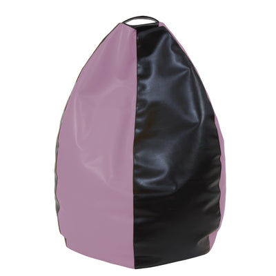 Fotolii Puf Mara - Imitatie Piele - Wenge/Mov